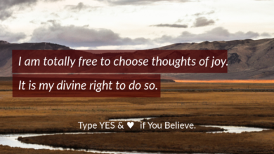 Photo of I Am Totally Free To Choose Thoughts Of Joy, It Is My Divine Right To Do So.